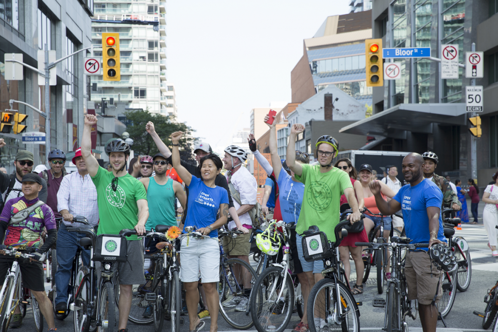 Councillor Krystin Wong-Tam at Open Streets TO